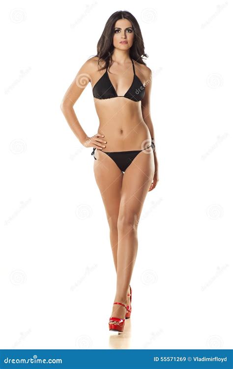 Seksowna Dziewczyna W Bikini Obraz Stock Obraz złożonej z dorosły suknia