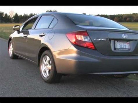 Honda Civic Natural Gas Cng Review Test Drive Mpgomatic Youtube