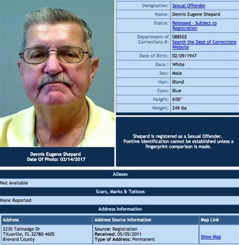 Registered Sex Offenders In Titusville Must Register With Sheriffs Office Space Coast Daily