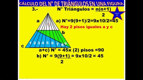 NÚmeros De TriÁngulos3 En Una Figura Youtube