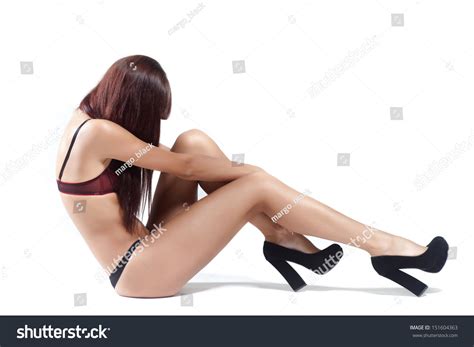 Sexy Lady Lingerie Isolated On White Stock Photo Shutterstock
