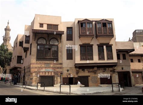 Traditional Houses Located In The Old City Center Of Cairo A View From