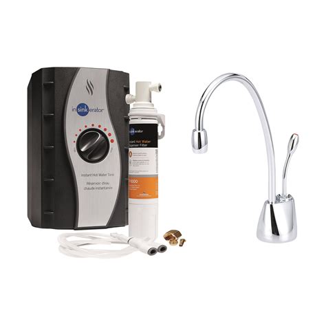 Shop Insinkerator Indulge Contemporary Polished Chrome Instant Hot Water Dispenser Set With Hot