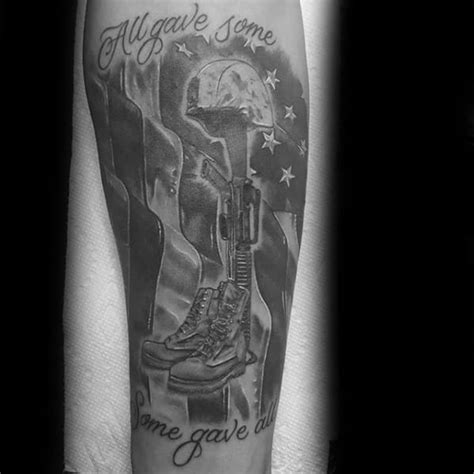 50 Fallen Soldier Tattoo Designs For Men - Memorial Ideas