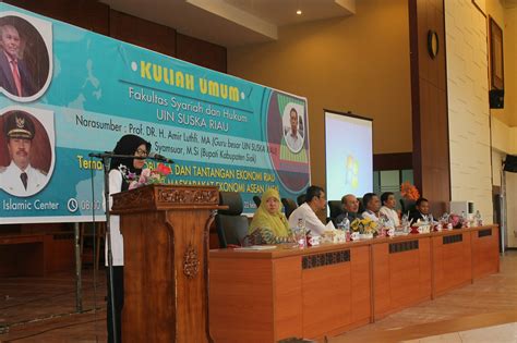 Kuliah Umum Fakultas Syariah Dan Hukum Menuju Masyarakat Ekonomi Asean