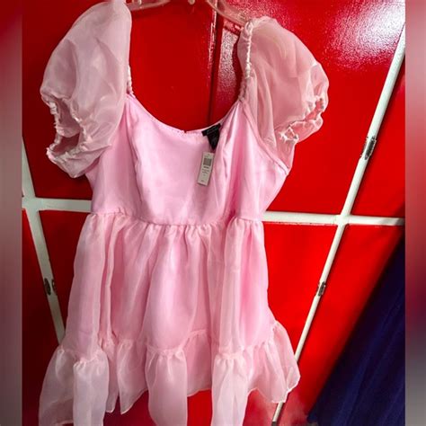 Hot Topic Dresses Plus Size Hot Topic Pink Ruffle Dress Great For Any Occasion Baby Doll