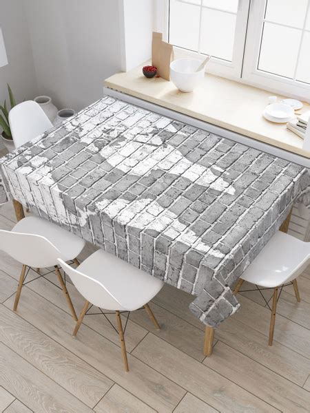Прямоугольная водоотталкивающая скатерть на стол JoyArty с рисунком ...