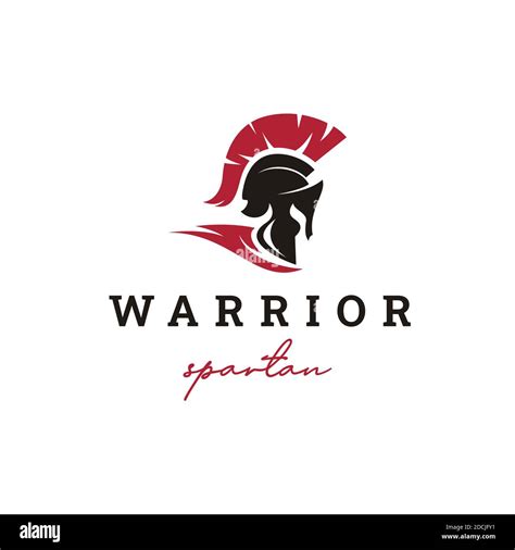 Spartan Sparta Logo Spartan Helmet Logo Design Vector Stock Vector