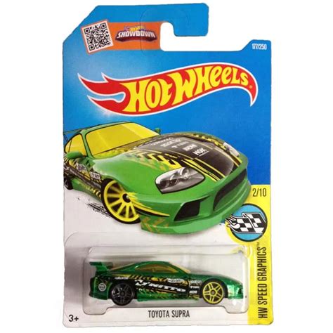 Hot Wheels coche 2016 TOYOTA SUPRA edición coleccionable coches de Metal fundido a presión