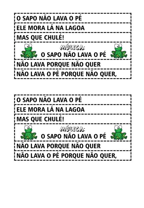 Atividades O Sapo N O Lava O P