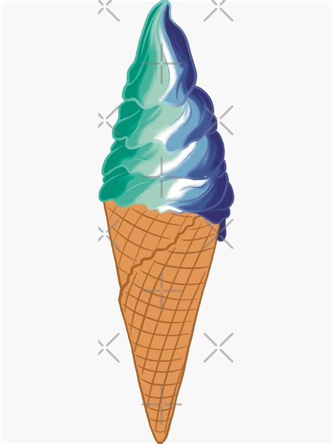 Pride Ice Cream Gay Sticker For Sale By JessiWessi01 Redbubble
