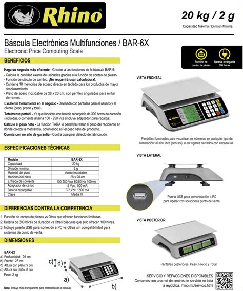 Infraestructura Inteligente Rhino B Scula Bar X