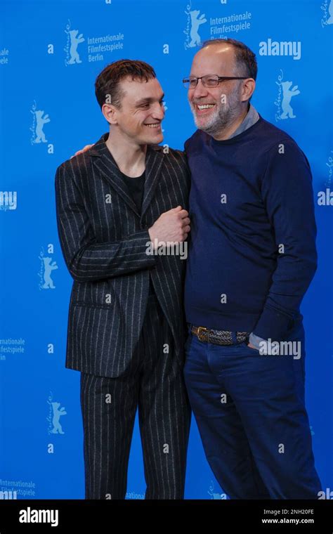 Franz Rogowski Left And Director Ira Sachs Pose For Photographers At