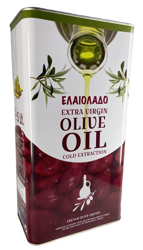 Масло оливковое Extra Virgin Olive Oil, Elaiolado, 5 л (Греция), GERYRA ...