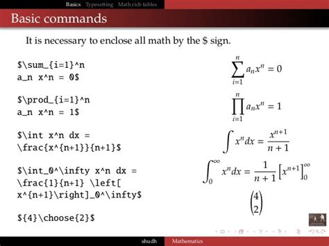 Simbol Matematika Di Latex