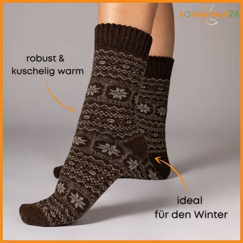 Paar Wollsocken Damen Herren Wintersocken Warme Thermosocken Ebay