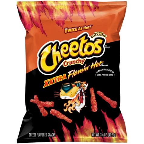 Cheetos Xxtra Flamin Hot Crunchy Cheese Flavored Snacks Oz Fred Meyer