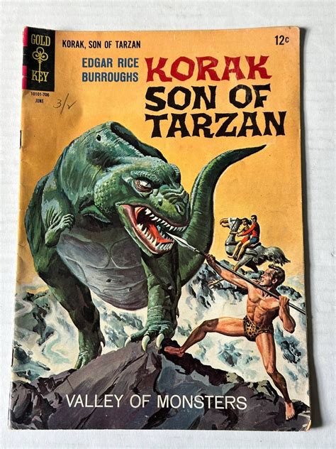 Gold Key Edgar Rice Burroughs Korak Son Of Tarzan 17 June 1967 Etsy