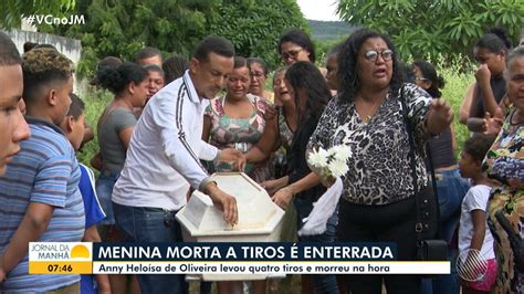 Menina De Cinco Anos Que Foi Morta A Tiros Em Barreiras Enterrada Sob