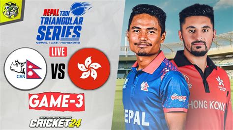 Live Nepal Vs Hong Kong 3rd Match Nepal T20 Triangular Series Hong