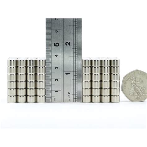 8 Mm X 6 Mm High Temperature Neodymium Disk Magnets