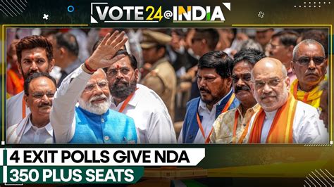 Exit Poll 2024 4 Exit Polls Predict Over 350 Seats For Bjp Led Nda