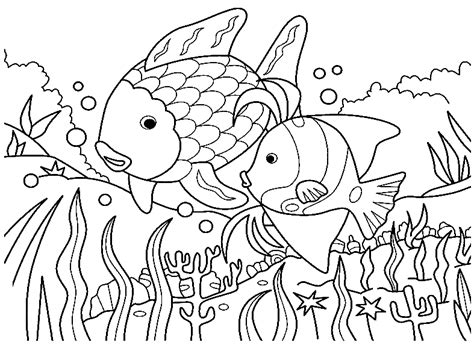 28 Rainbow Fish Coloring Pages - ColoringPagesOnly.com