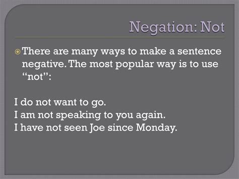 problem page conditional  negation powerpoint