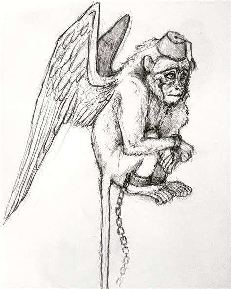 Monkey Sketch At Paintingvalley Explore Collection Of Monkey Sketch