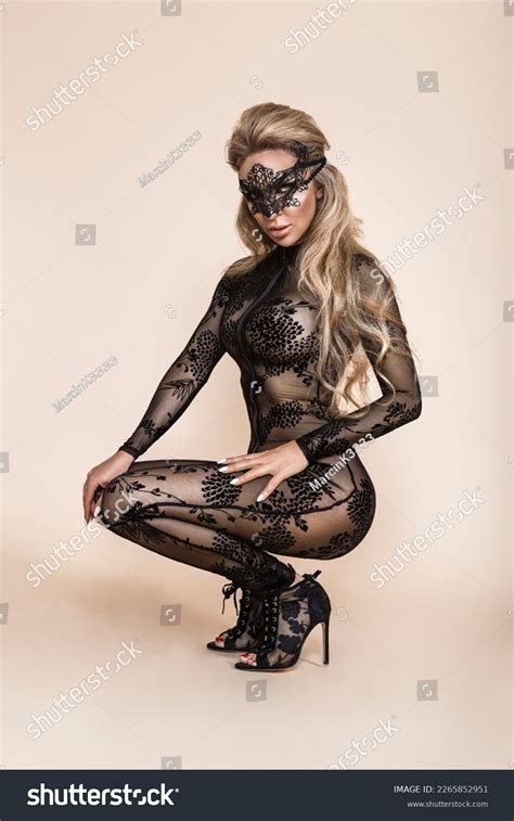 Sexy Sensual Woman Black Lace Lingerie Stock Photo Shutterstock