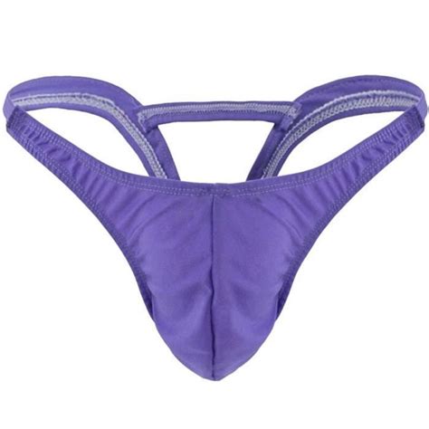 Hommes Stretch G String T Back Lingerie Exotique Hommes Sous V Tements Fronde Shot G String