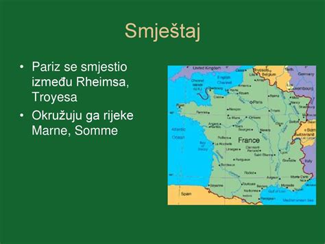 Pariz Pariz Je Najve I I Glavni Grad Francuske Republike Smje Ten Je U