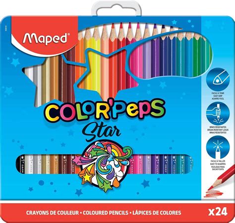 Maped Colour Peps Metal Box (24 Pieces) Buy, Best Price. Global Shipping.