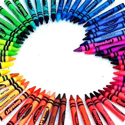 Rainbow Crayon Color Heart 🌈 ¯`•¸de Larc En Ciel¸•´¯ Crayon Crayon Heart Crayon Art