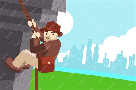 Premium Vector | Adventure game character concept illustration