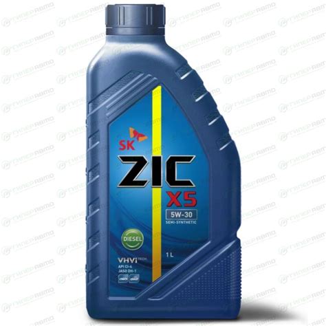 Масло моторное ZIC X5 Diesel 5w30, полусинтетическое, API SL/CI-4, для ...