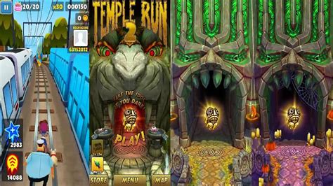 Subway Surfers Copenhagen Amira VS Temple Run 2 Sky And Spooky