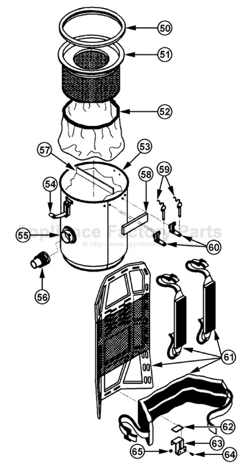 Mastercraft Mav 410ssdaf Parts Vacuum Cleaners