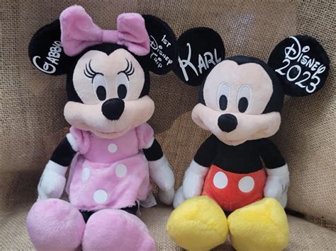 Personalized Minnie Personalized Mickey Mouse Plush Stocking Stuffer ...