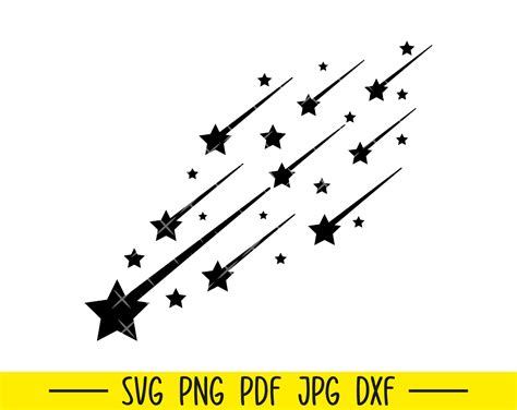 Shooting Star Svg Shooting Star Svg Bundle Star Star Svg File Star