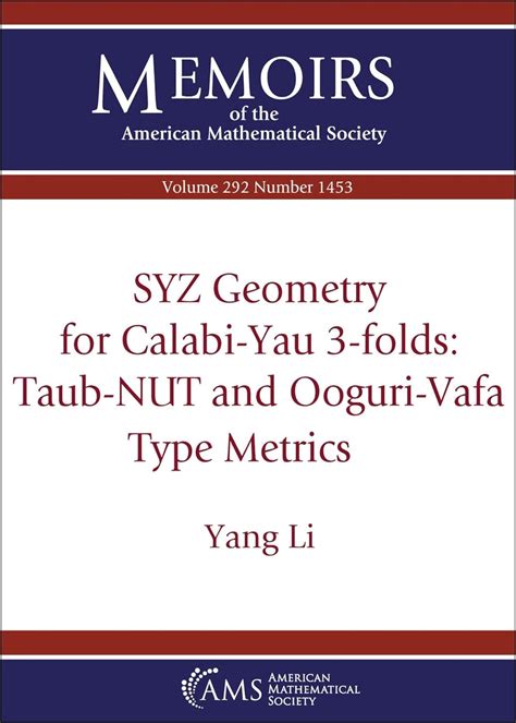 Buy SYZ Geometry for Calabi-Yau 3-folds: Taub-NUT and Ooguri-Vafa Type ...