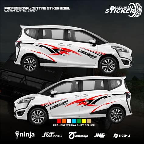 Jual Stiker Mobil Toyota Sienta Cutting Stiker Body Samping All Mobil