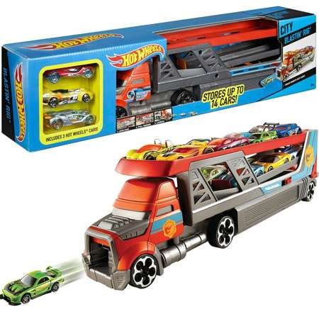 Mattel Hot Wheels Laweta z wyrzutnią losowe autka Humbi pl