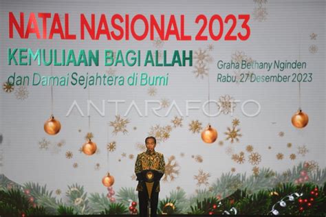 Perayaan Natal Nasional 2023 ANTARA Foto