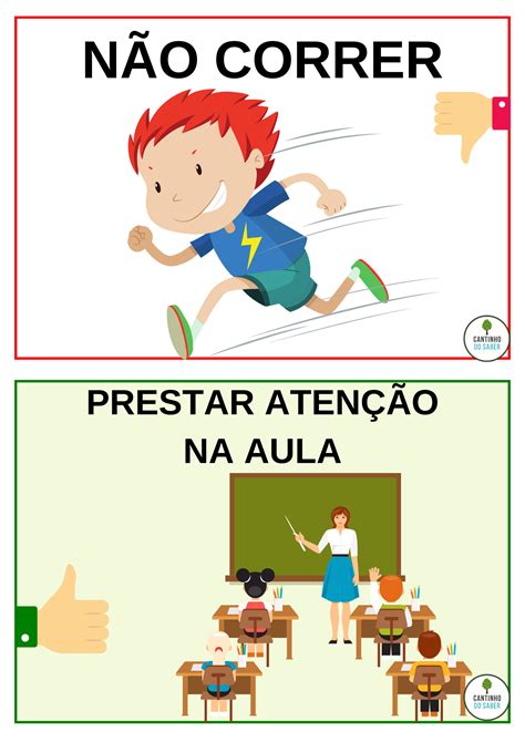 CARTAZES DOS COMBINADOS Atividades para a Educação Infantil