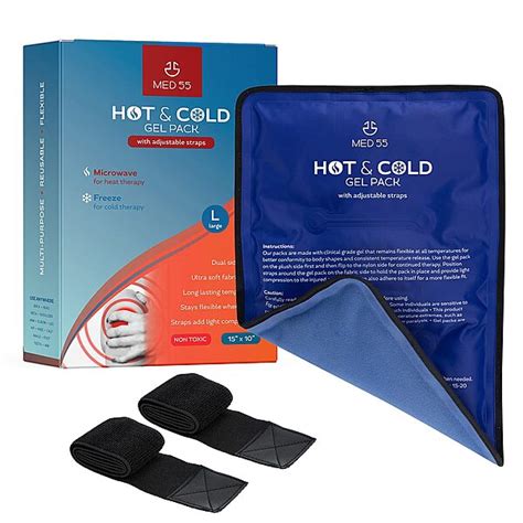 Amazon Gel Ice Pack For Injuries Reusable Gel Hot Cold Pack X Straps Amazon