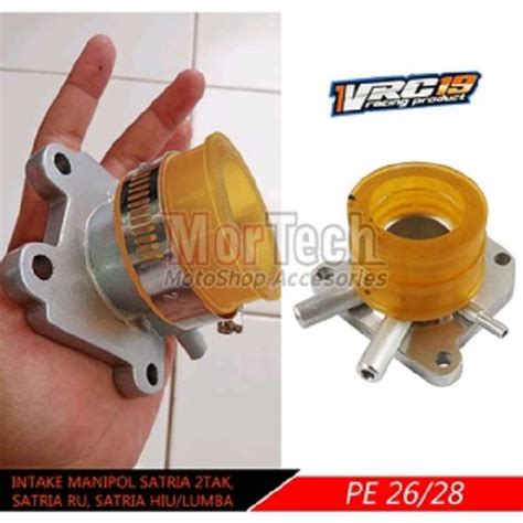 Jual Intake Intek Manipol Manifold Teflon VRC VPro PE 26 28mm Satria RU