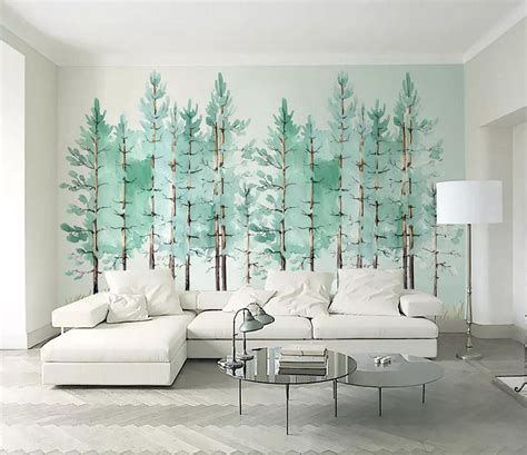 3D Forest Painting WC333 Wall Murals | AJ Wallpaper