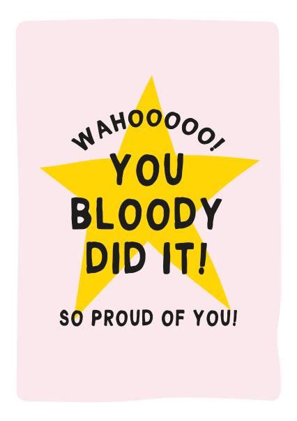 Cute Congratulations Card You Did It Thortful