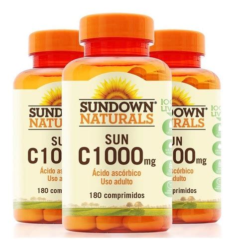 Kit Vitamina C Mg Sundown Naturals Tablets Parcelamento Sem